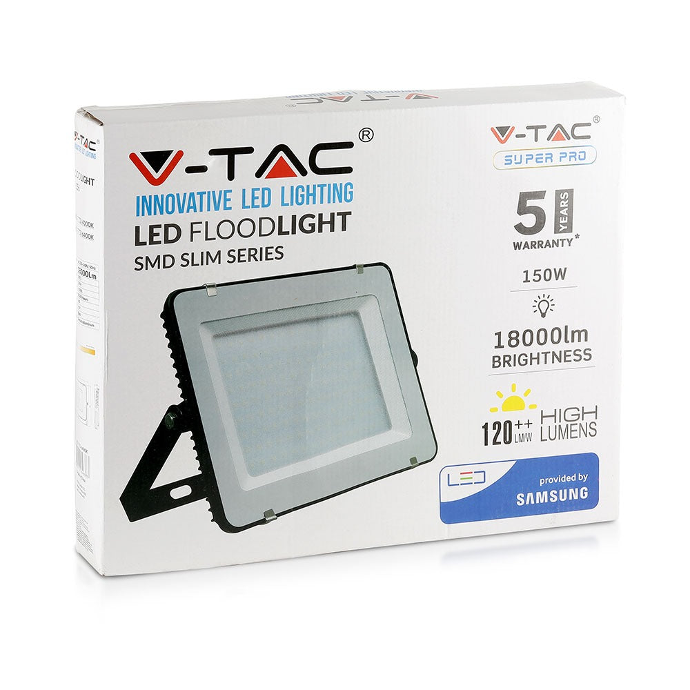 100W Naświetlacz LED SMD / Chip SAMSUNG / Barwa:6400K / Obudowa: Czarna / Wydajność: 120lm/w
