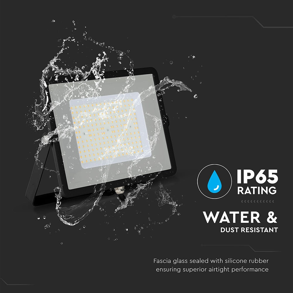 100W Naświetlacz LED SMD / Chip SAMSUNG / Barwa:6400K / Obudowa: Czarna / Wydajność: 120lm/w