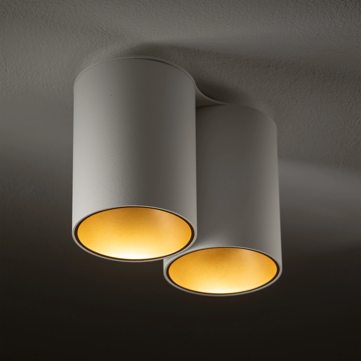 Nowodvorski Lampa downlights natynkowa EYE TONE 10W only LED 50/60Hz - Stal lakierowana - Biały I 7665 - lampa włączona