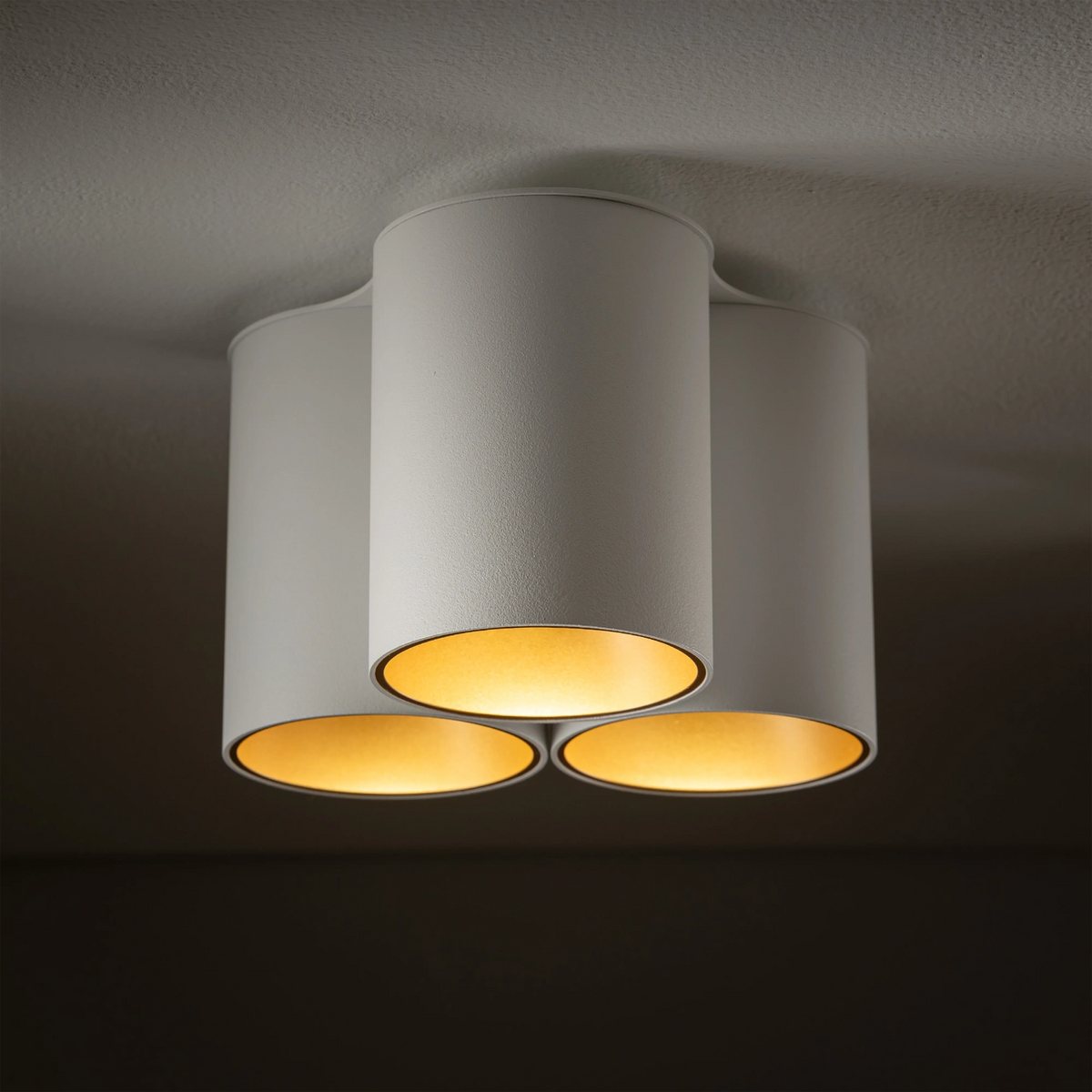 Nowodvorski Lampa downlights natynkowa EYE TONE 10W only LED 50/60Hz - Stal lakierowana - Biały II 7666 - lampa włączona