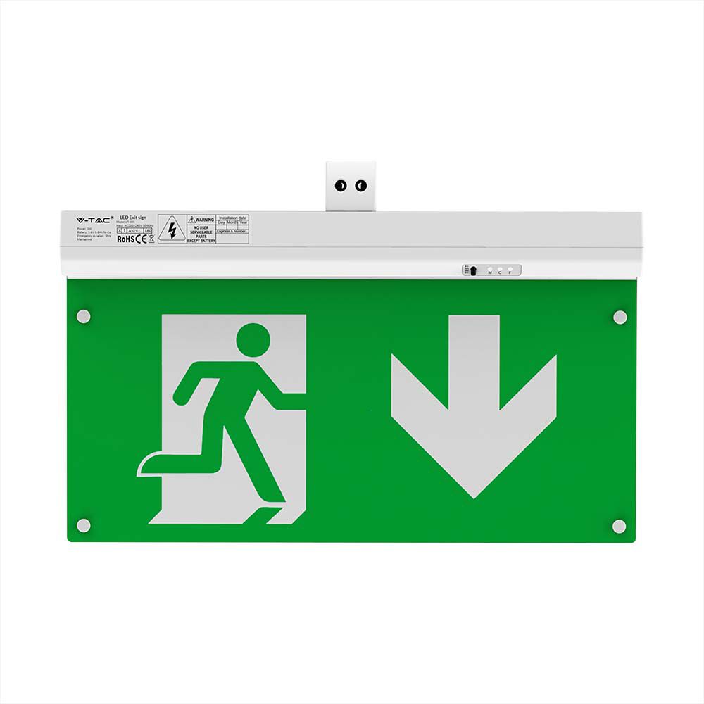 2.5W Oprawa Awaryjna LED 4w1 przycisk TEST Sterowanie RF / Barwa:6000K