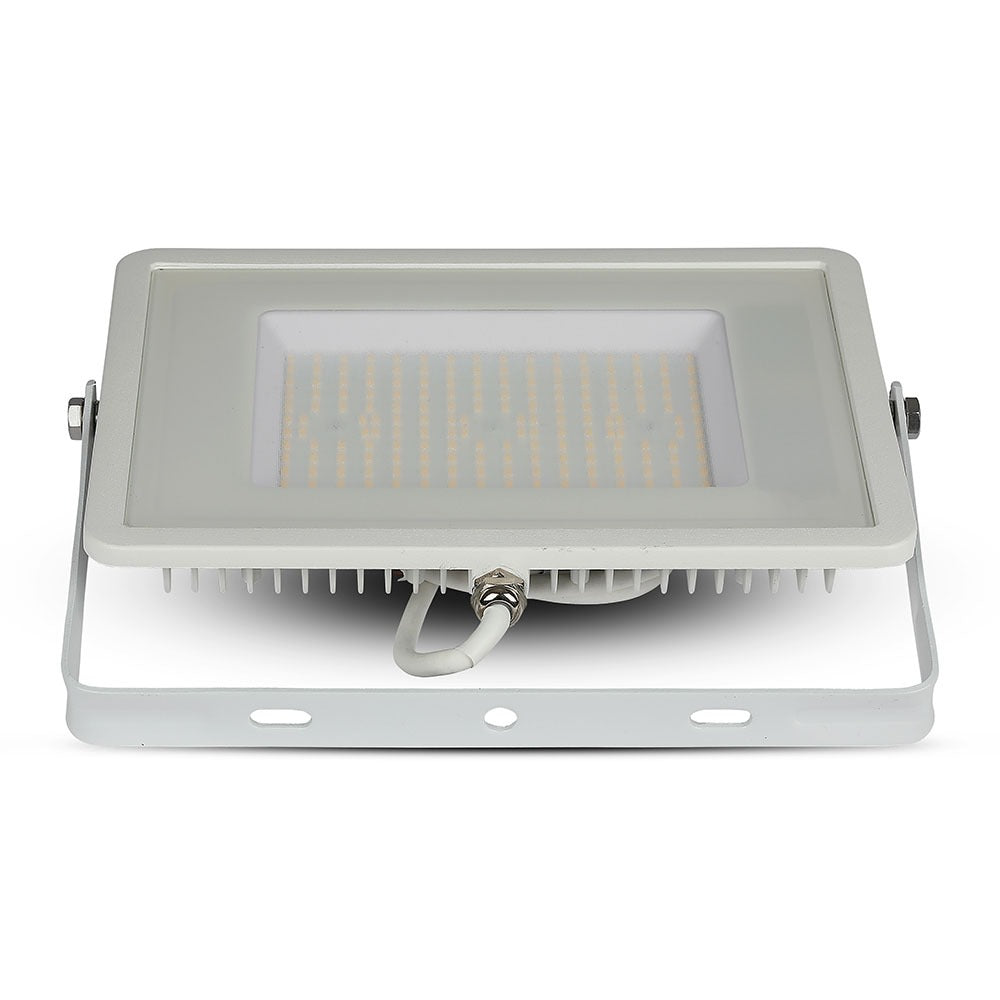100W Naświetlacz LED SMD / Chip SAMSUNG / Barwa:4000K / Obudowa: Biała / Wydajność: 120lm/w