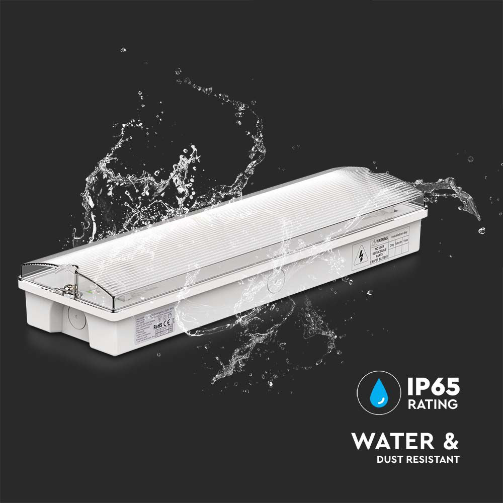 3W Oprawa Awaryjna LED przycisk TEST / Barwa:6400K