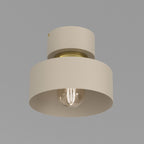 plafon Marti beige/gold 1xE27