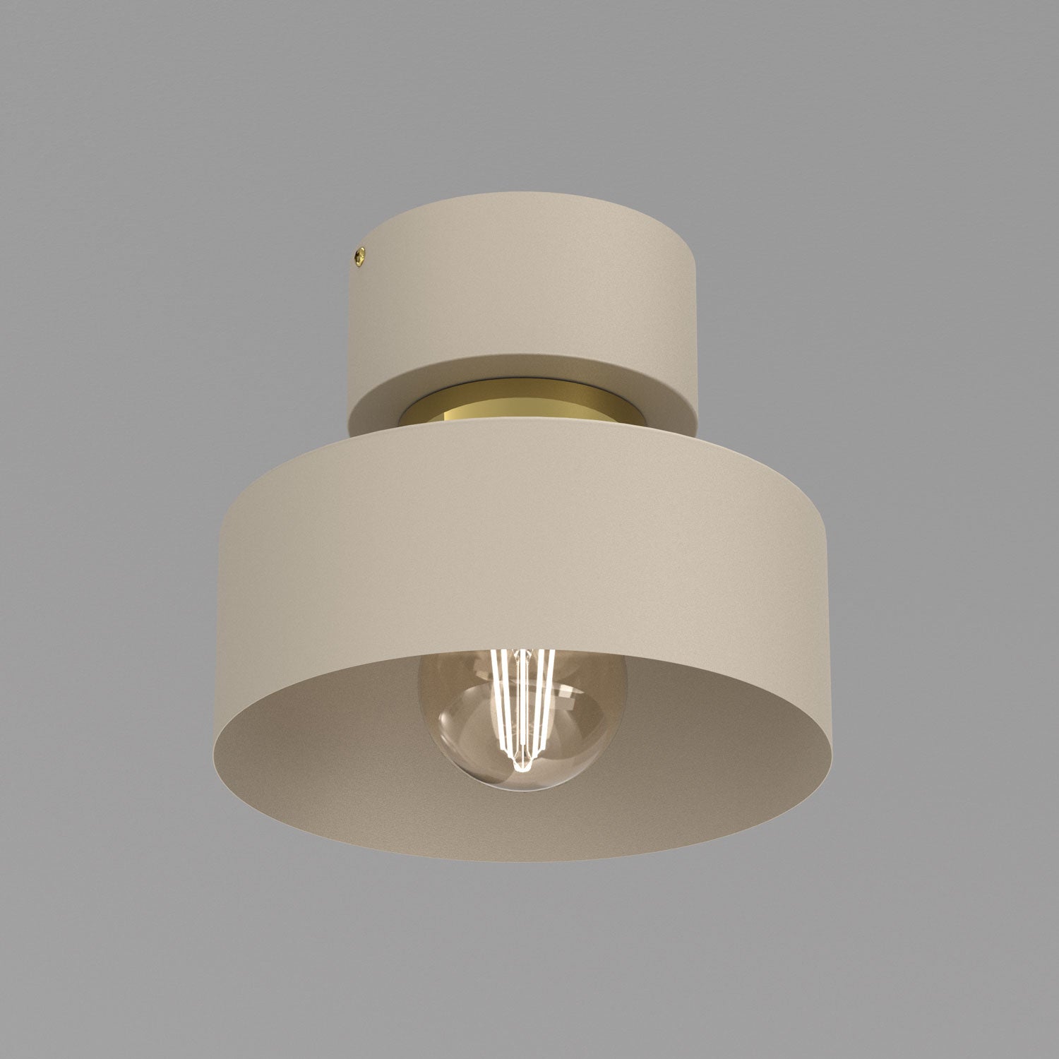 plafon Marti beige/gold 1xE27