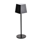 2W Lampka nocna LED zasilana bateryjnie / Ściemnianie przez dotyk / Barwa: 3000K / Obudowa: Czarna