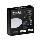 36W Plafon LED WIFI / Klosz: efekt gwiazdki / Barwa: RGB, 3w1 / Kompatybilna z Amazon Alexa i Google Home