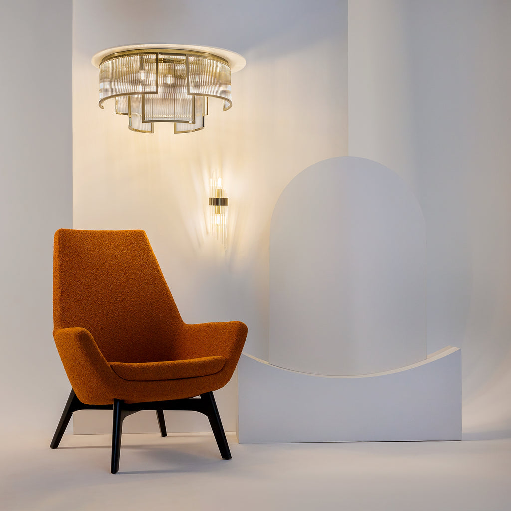 Maytoni Plafon Frame - Metal - Złoty MOD174CL-06G
