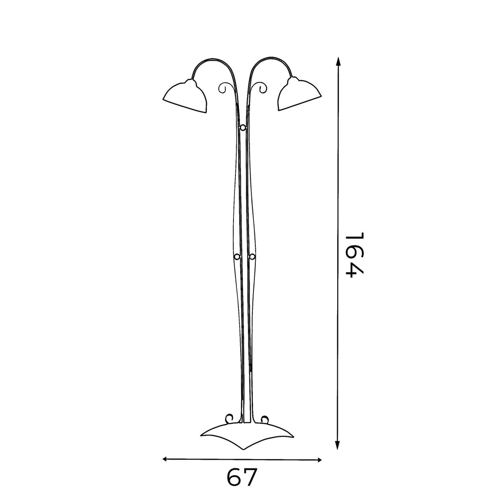 lampa podł. Antica 2xE27