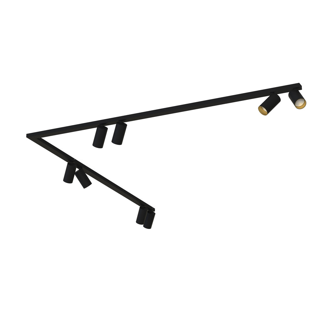 Nowodvorski Reflektorek / Spot MONO CORNER 2x150 10W only LED 50/60Hz - Stal lakierowana - Czarny I