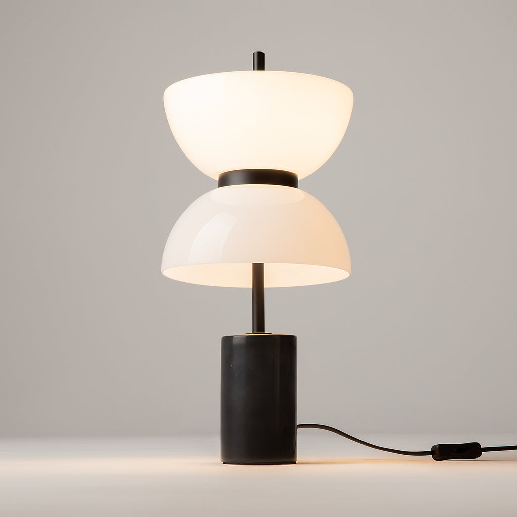 Maytoni Lampa stołowa Kyoto - Metal + marmur - Czarny MOD178TL-L11B3K