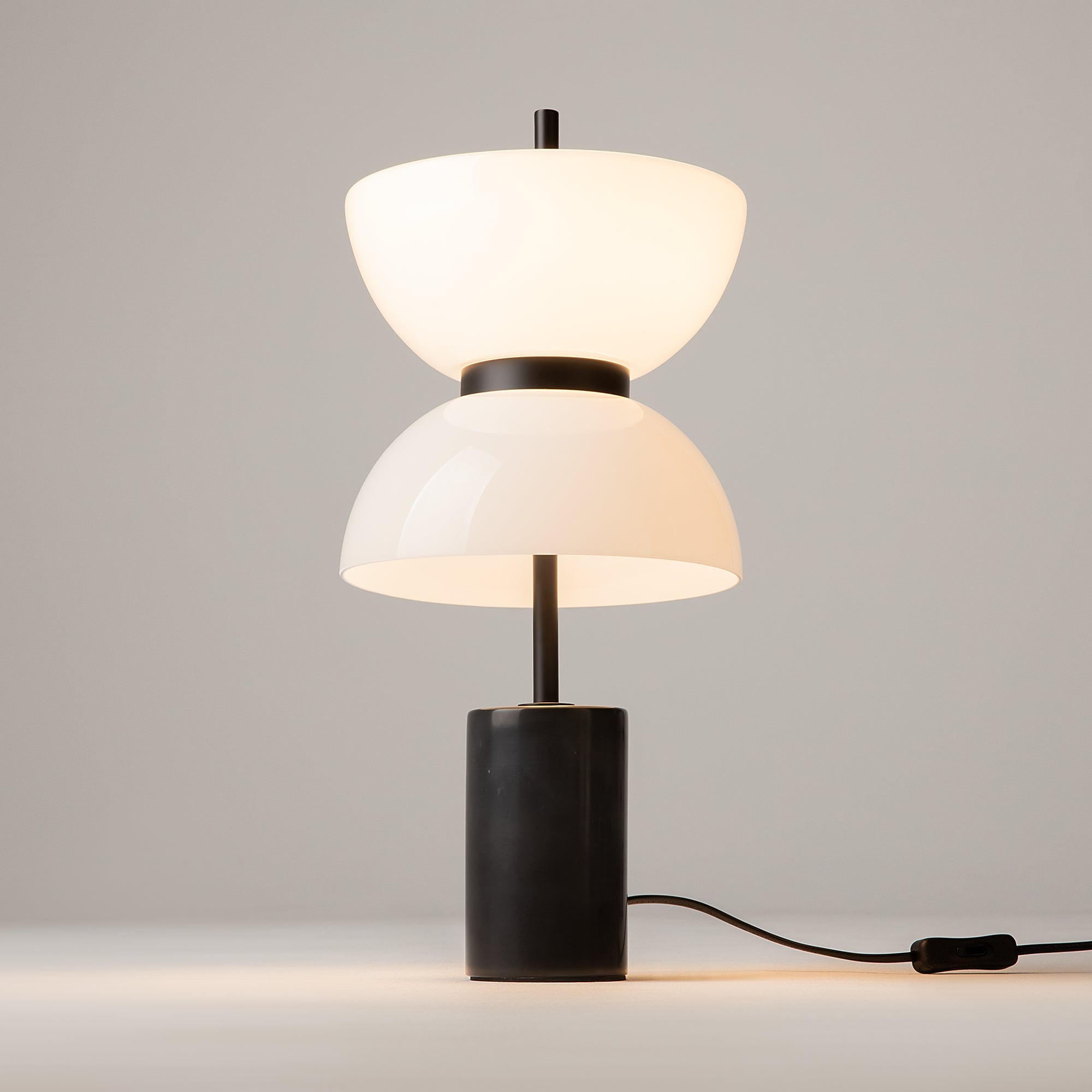 Maytoni Lampa stołowa Kyoto - Metal + marmur - Czarny MOD178TL-L11B3K