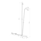 Nowodvorski Lampa podłogowa MONO 10W only LED 50/60Hz - Lity mosiądz - Miedziany II 7712