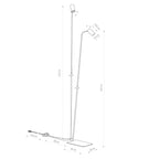 Nowodvorski Lampa podłogowa MONO 10W only LED 50/60Hz - Lity mosiądz - Miedziany II 7712