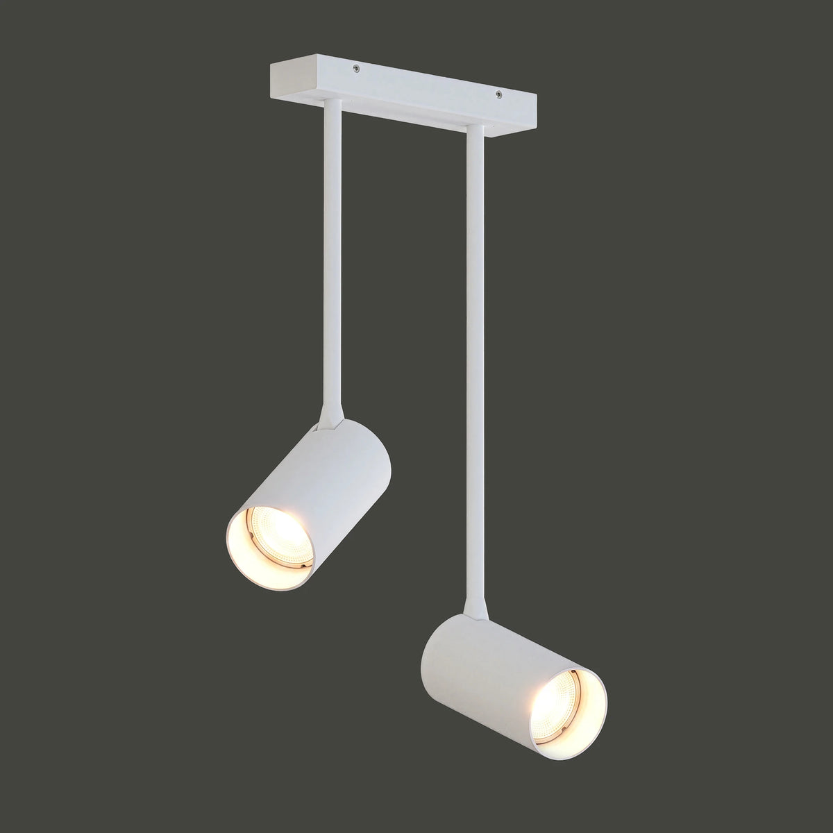 Nowodvorski Reflektorek / Spot MONO LONG 10W only LED 50/60Hz - Stal lakierowana - Biały II 7726 - lampa włączona