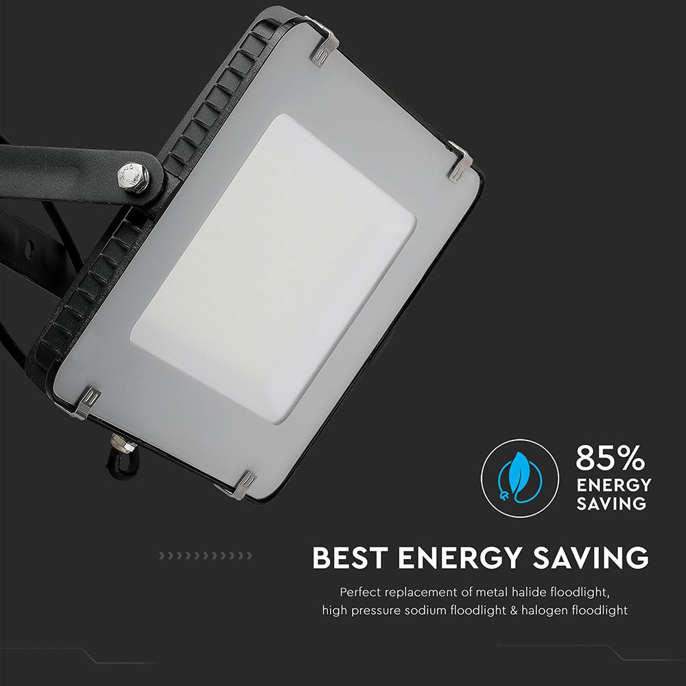 150W Naświetlacz LED SMD / Chip SAMSUNG / Barwa:6400K / Obudowa: Czarna / Wydajność: 120lm/w