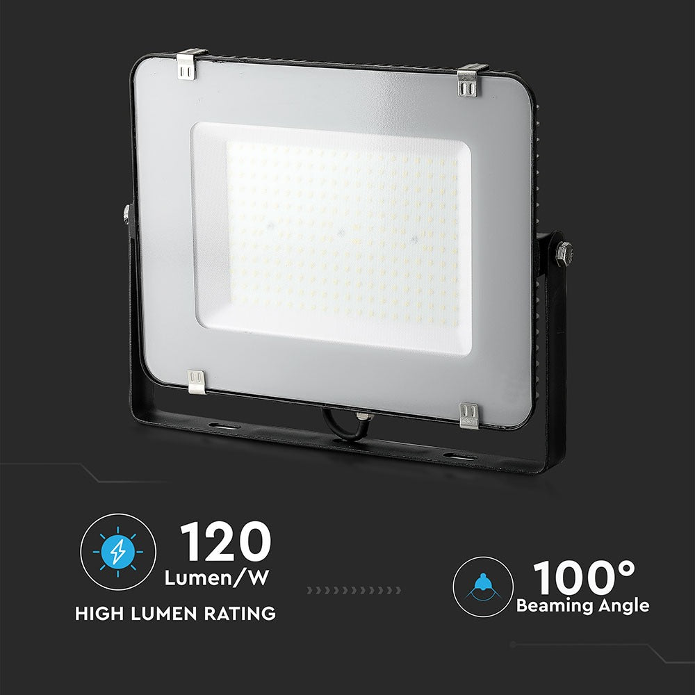 150W Naświetlacz LED SMD / Chip SAMSUNG / Barwa:4000K / Obudowa: Czarna / Wydajność: 120lm/w