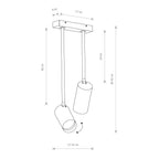 Nowodvorski Reflektorek / Spot MONO LONG 10W only LED 50/60Hz - Stal lakierowana - Czarny II 7730