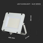 150W Naświetlacz LED SMD / Chip SAMSUNG / Barwa:6400K / Obudowa: Biała / Wydajność: 120lm/w