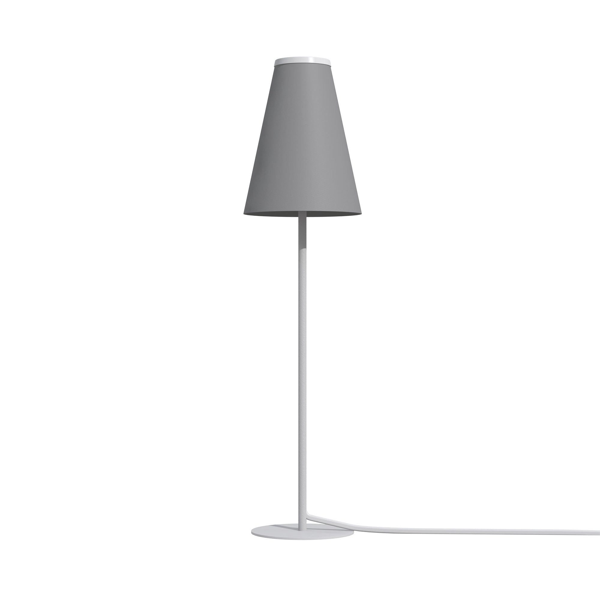 Nowodvorski Lampa stołowa TRIFLE 10W only LED 50/60Hz - Tkanina - Szary