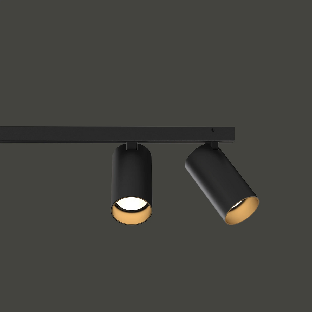 Nowodvorski Reflektorek / Spot MONO 10W only LED 50/60Hz - Stal lakierowana - Czarny III 7767 - lampa włączona