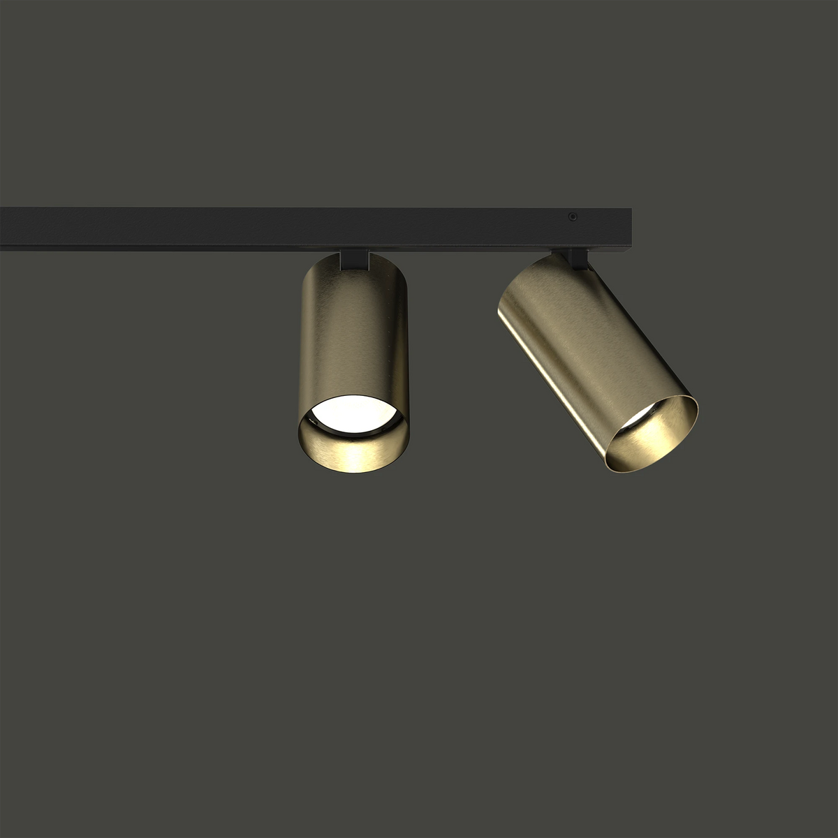 Nowodvorski Reflektorek / Spot MONO 10W only LED 50/60Hz - Lity mosiądz - Miedziany V 7785 - lampa włączona