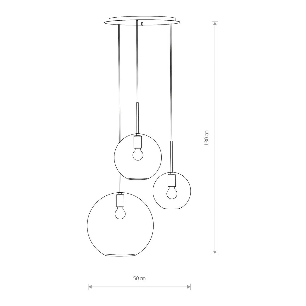Nowodvorski Lampa wisząca SPHERE 25W only LED 50/60Hz - Szkło - Transparentny 7788