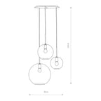 Nowodvorski Lampa wisząca SPHERE 25W only LED 50/60Hz - Szkło - Transparentny 7788