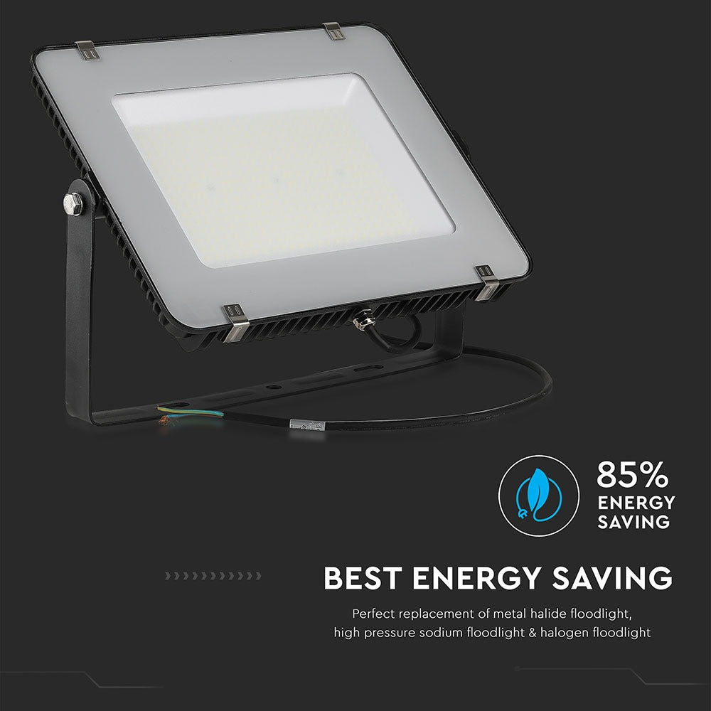 200W Naświetlacz LED SMD / Chip SAMSUNG / Barwa:6400K / Obudowa: Czarna / Wydajność: 120lm/w