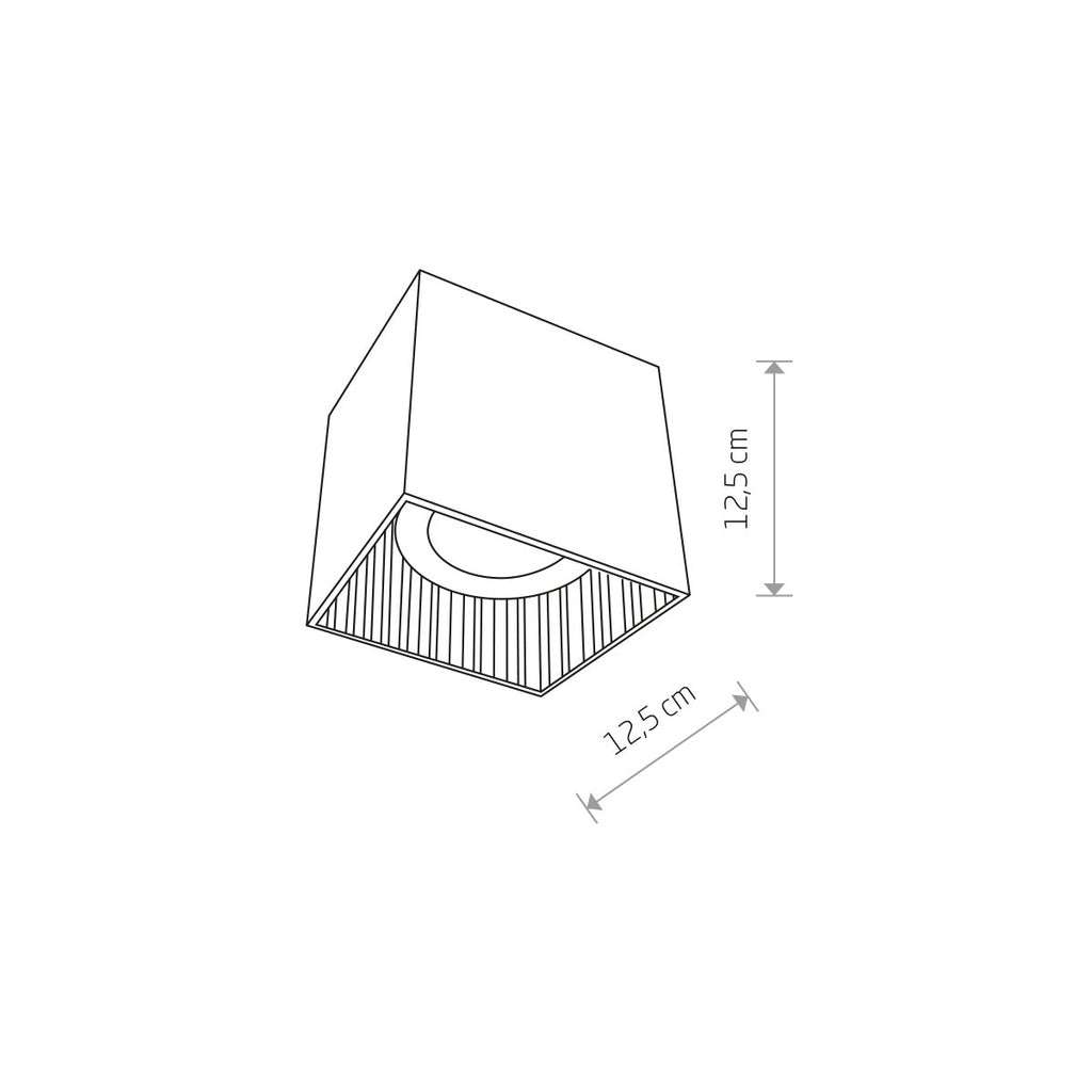 Nowodvorski Lampa downlights natynkowa GROOVE 15W only LED 50/60Hz - Aluminium lakierowane - Czarny I 7792