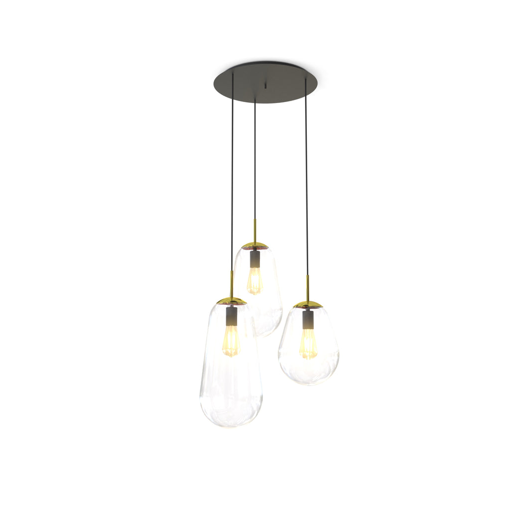 Nowodvorski Lampa wisząca PEAR 25W only LED 50/60Hz - Szkło - Transparentny