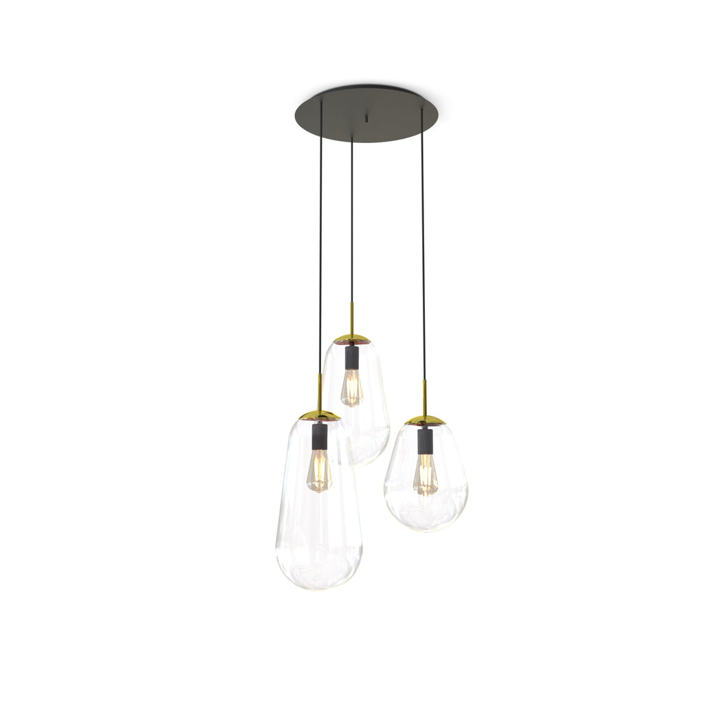 Nowodvorski Lampa wisząca PEAR 25W only LED 50/60Hz - Szkło - Transparentny