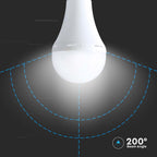 15W A90 Żarówka LED z zasilaniem awaryjnym / Czas pracy na baterii: 3 godziny / Barwa: 4000K / Trzonek: E27