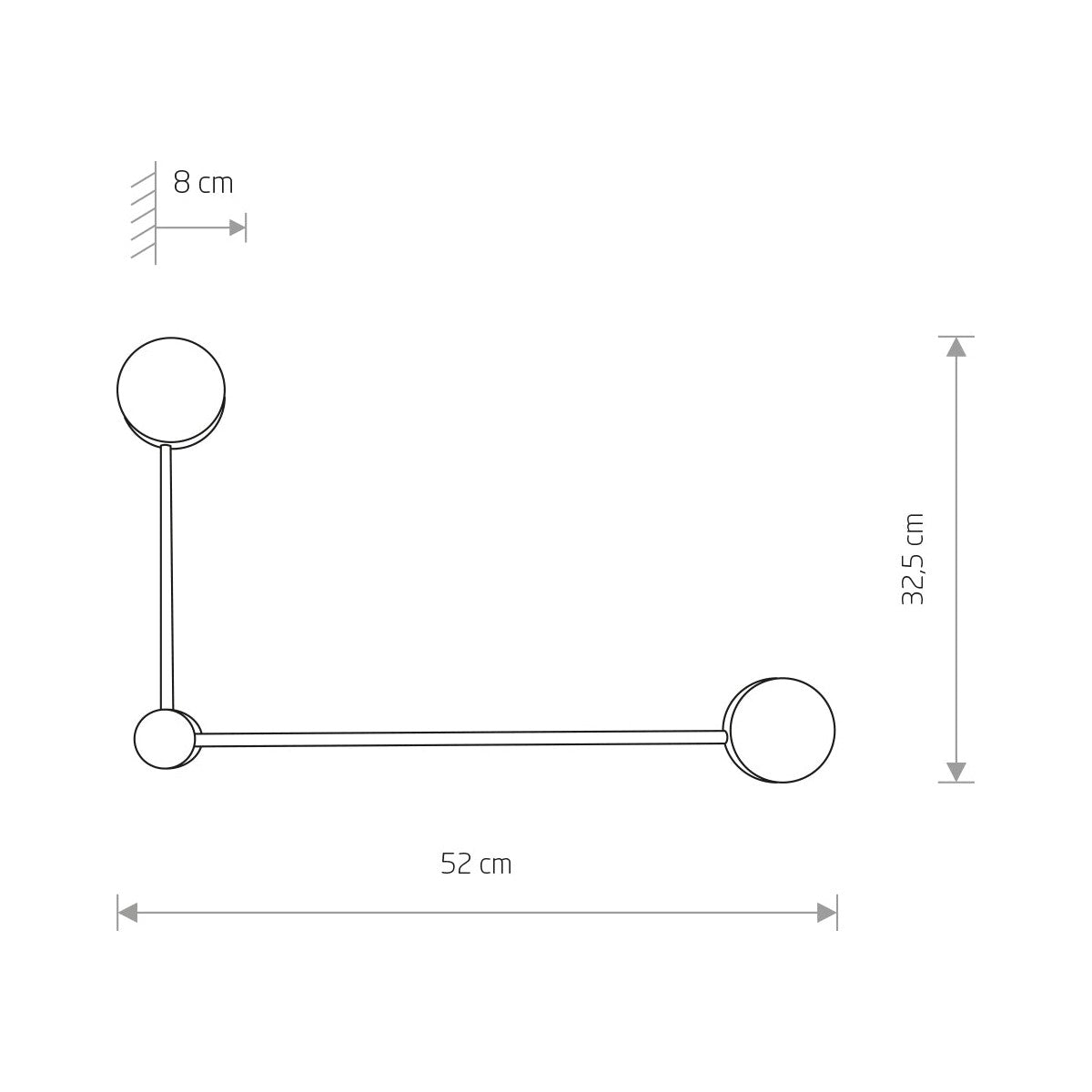 Nowodvorski Kinkiet ORBIT 12W only LED 50/60Hz - Stal lakierowana - Biały II 7801