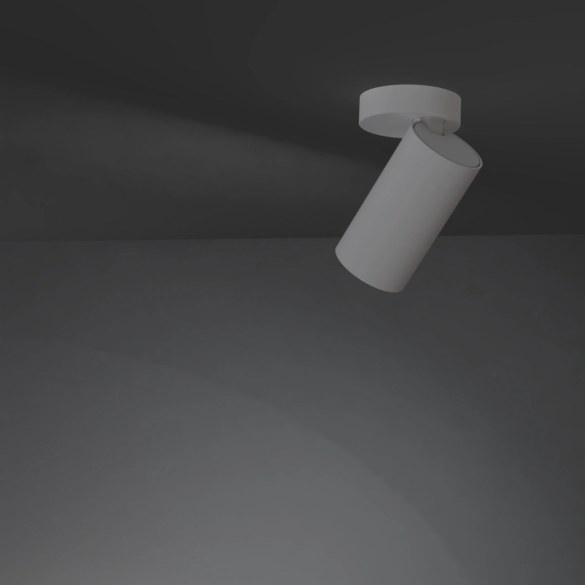 Nowodvorski Reflektorek / Spot MONO 10W only LED 50/60Hz - Stal lakierowana - Biały V 7807 - lampa włączona