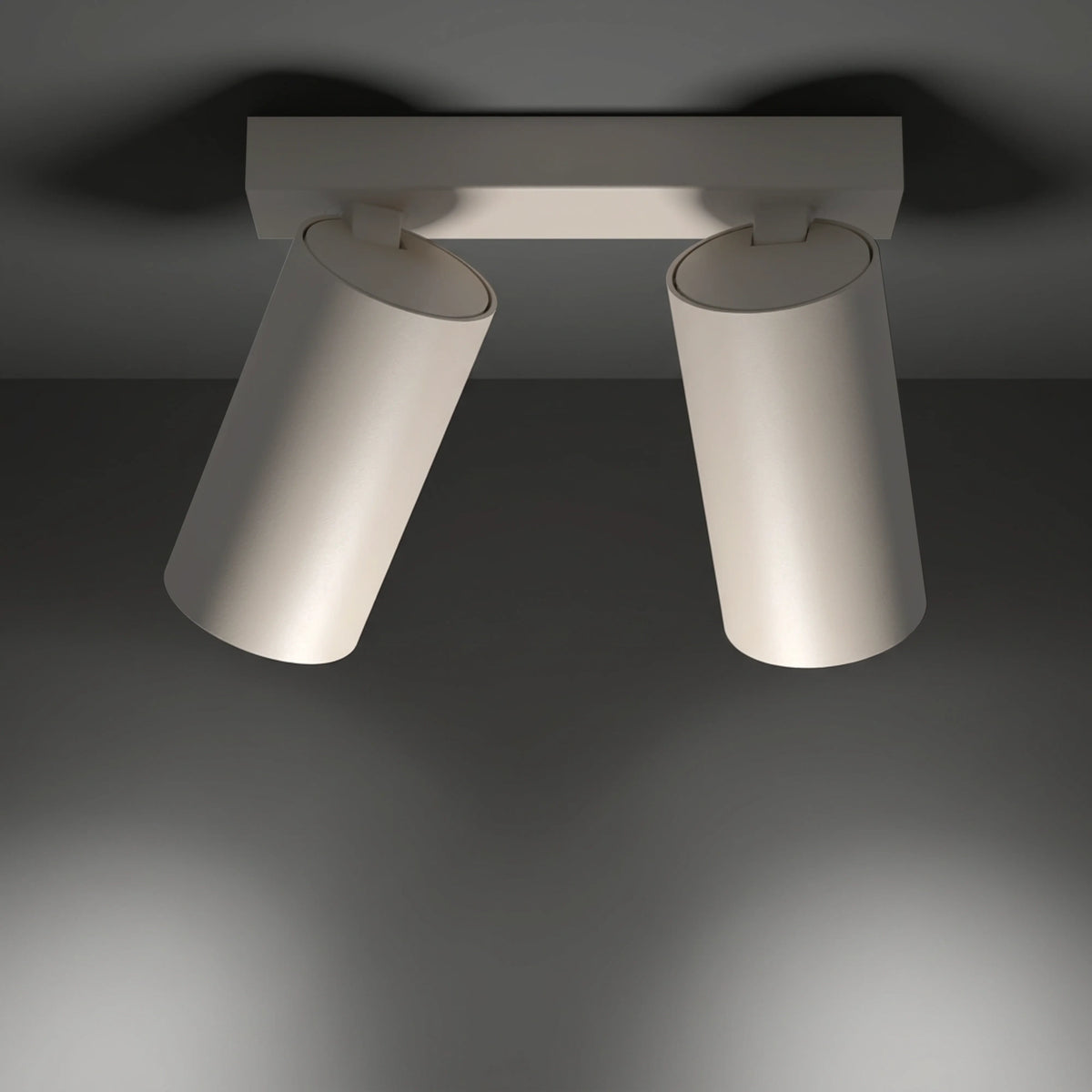 Nowodvorski Reflektorek / Spot MONO 10W only LED 50/60Hz - Stal lakierowana - Biały VI 7810 - lampa włączona