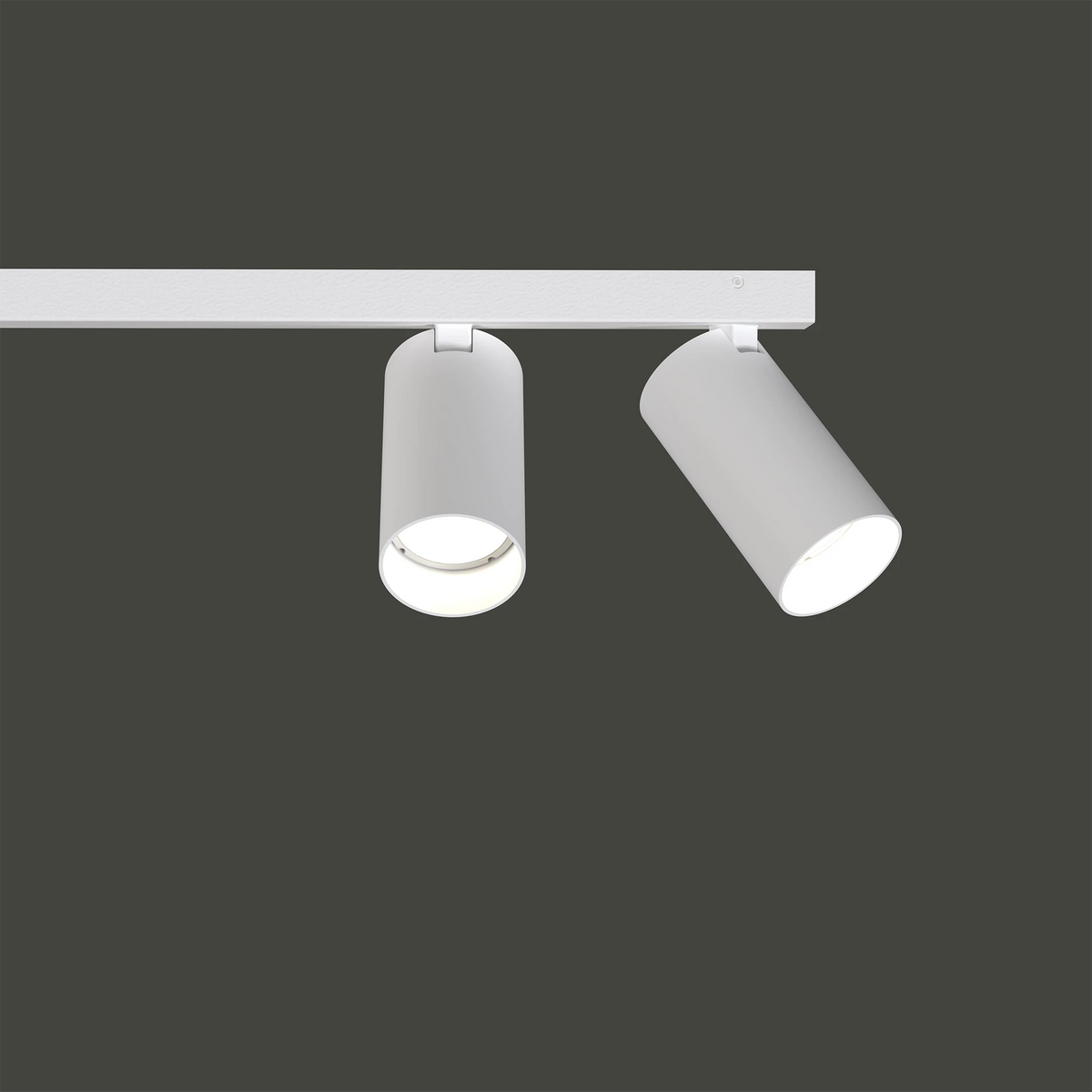 Nowodvorski Reflektorek / Spot MONO 10W only LED 50/60Hz - Stal lakierowana - Biały VIII 7812 - lampa włączona