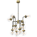 żyrandol hydro transparent glass 12xE27
