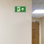 SELF TEST-LED EMERGENCY EXIT BOX 6500K WITH ARROW UP LEGEND