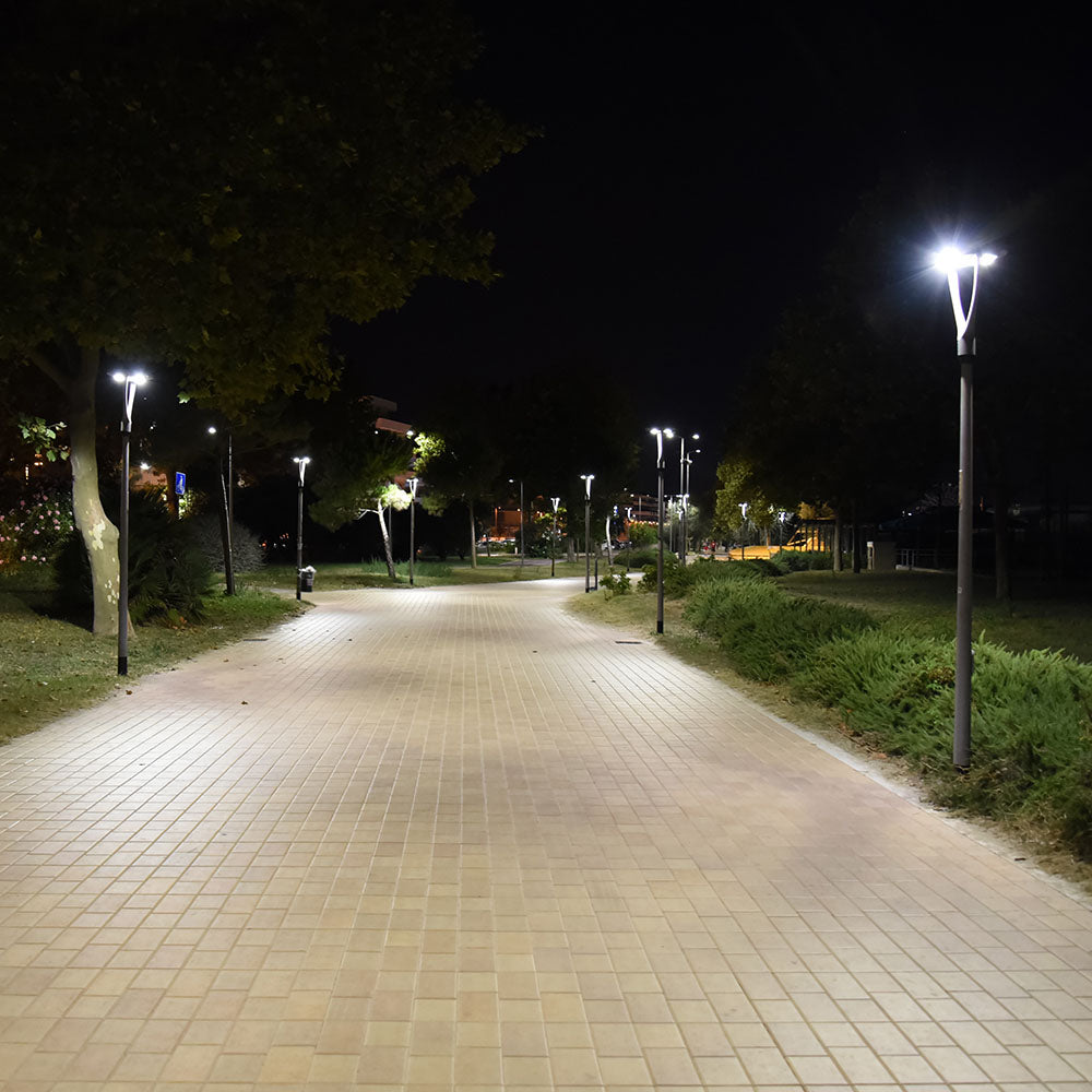 50W Lampa ogrodowa (CLASS II,TYPE III-M LENS) / Chip SAMSUNG / Barwa:4000K