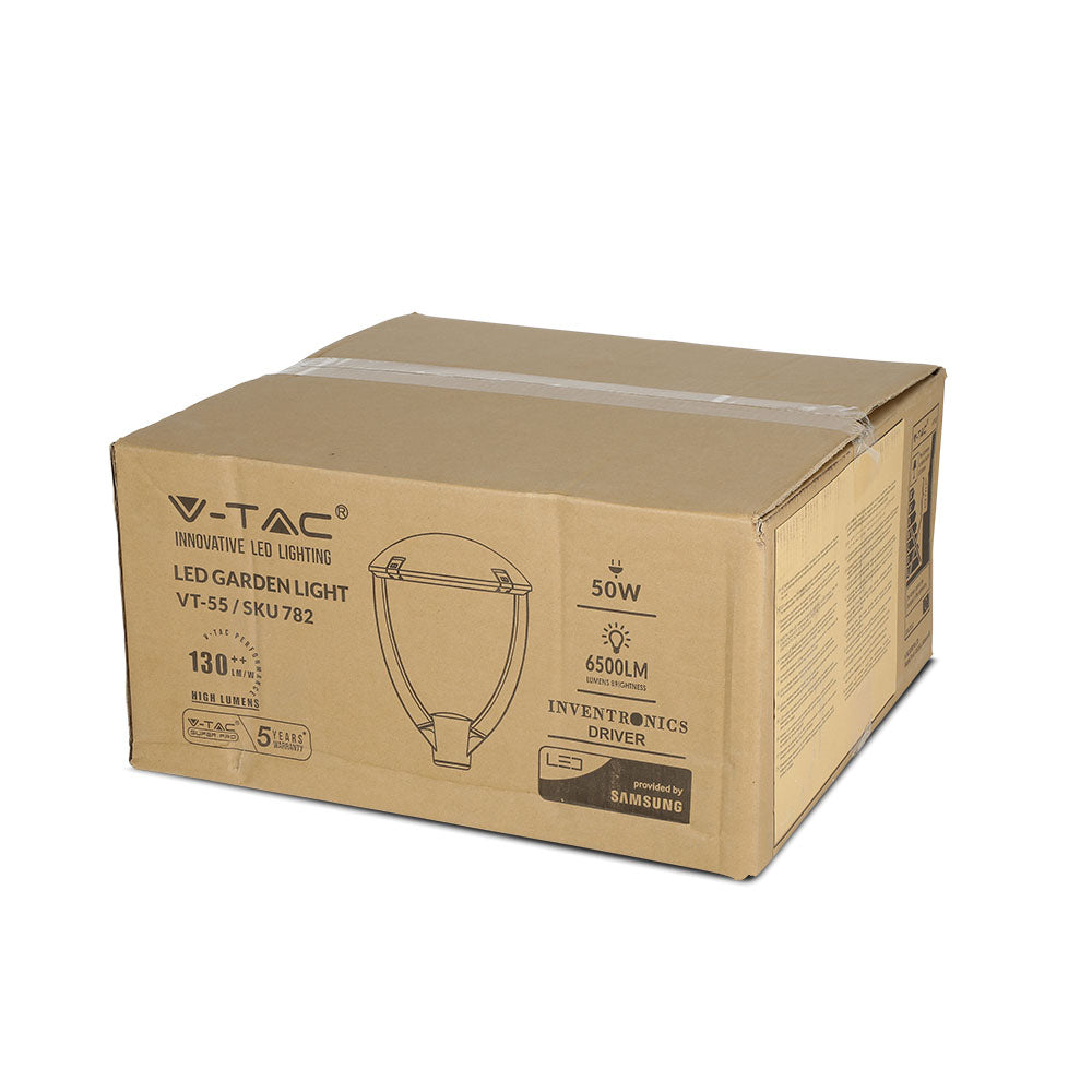 50W Lampa ogrodowa (CLASS II,TYPE III-M LENS) / Chip SAMSUNG / Barwa:4000K