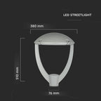 50W Lampa ogrodowa (CLASS II,TYPE III-M LENS) / Chip SAMSUNG / Barwa:4000K