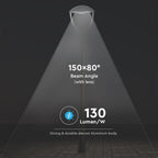 50W Lampa ogrodowa (CLASS II,TYPE III-M LENS) / Chip SAMSUNG / Barwa:4000K