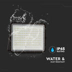 20W Solarny naświetlacz LED z czujnikiem zmierzchu / Panel z przewodem: 3m / Pilot / Bateria 16000mAh/ Barwa:4000K / Obudowa: Czarna
