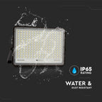 30W Solarny naświetlacz LED z czujnikiem zmierzchu / Panel z przewodem: 3m / Pilot / Bateria 20000mAh/ Barwa:4000K / Obudowa: Czarna
