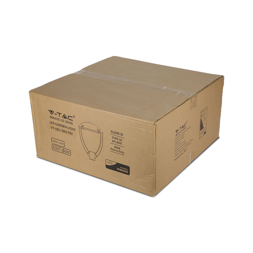 100W Lampa ogrodowa (CLASS II,TYPE III-M LENS) / Chip SAMSUNG / Barwa:4000K