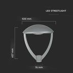 100W Lampa ogrodowa (CLASS II,TYPE III-M LENS) / Chip SAMSUNG / Barwa:4000K