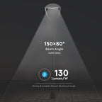 100W Lampa ogrodowa (CLASS II,TYPE III-M LENS) / Chip SAMSUNG / Barwa:4000K