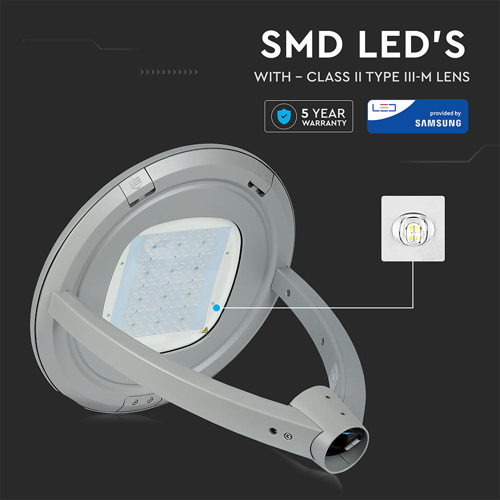 100W Lampa ogrodowa (CLASS II,TYPE III-M LENS) / Chip SAMSUNG / Barwa:4000K