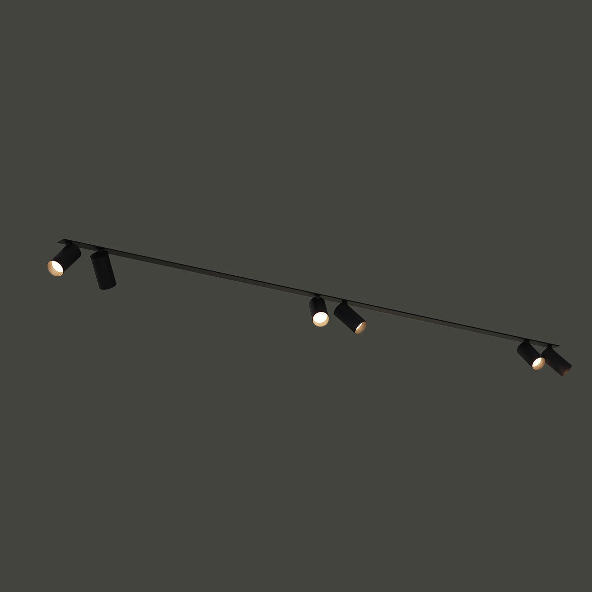 Nowodvorski Reflektorek / Spot MONO SURFACE 10W only LED 50/60Hz - Stal lakierowana - Czarny X 7837 - lampa włączona